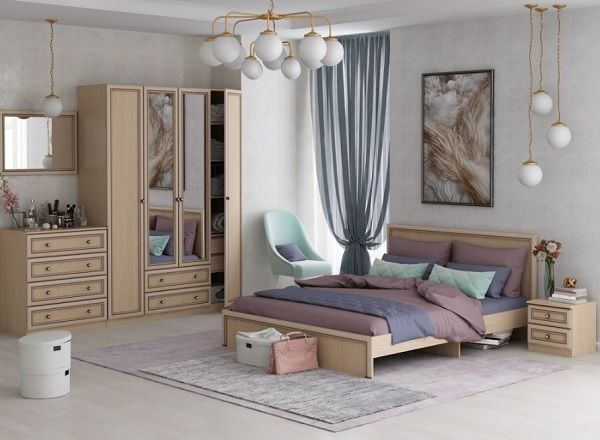 Презентация модульной спальни Толедо, фабрика Сакура