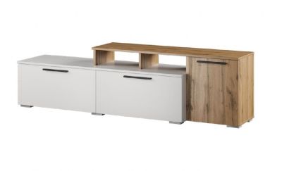 Альберо Тумба ТВ малая белый/дуб вотан