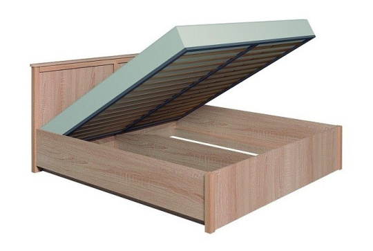 Кровать с подъемным механизмом Sherlock 41.2 180х200, дуб сонома