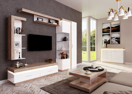 Полка навесная Люмен 07