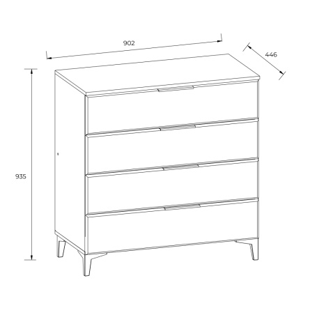 Комод на ножках Тоскана