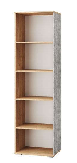 Шкаф для белья Оскар-18, дуб крафт/ателье