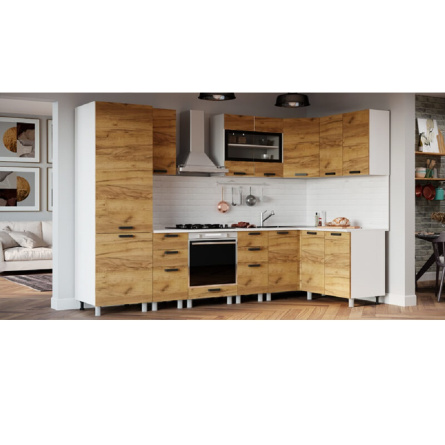 10УР2 Шкаф-стол угловой Крафт