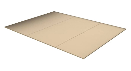 Кровать с настилом ДСП Адель 140х200, белый/дуб крафт