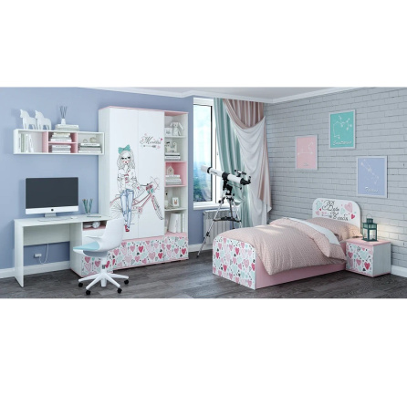 Тумба прикроватная закрытая Малибу ТБ-14