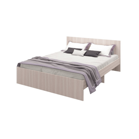 Кровать Мона 160х200, ясень светлый