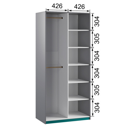 Шкаф для одежды Кэнди КШ-3